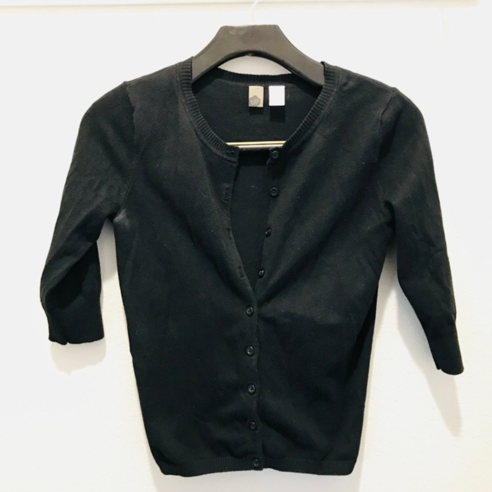 Bp | Classic Black Button Up Cardigan!